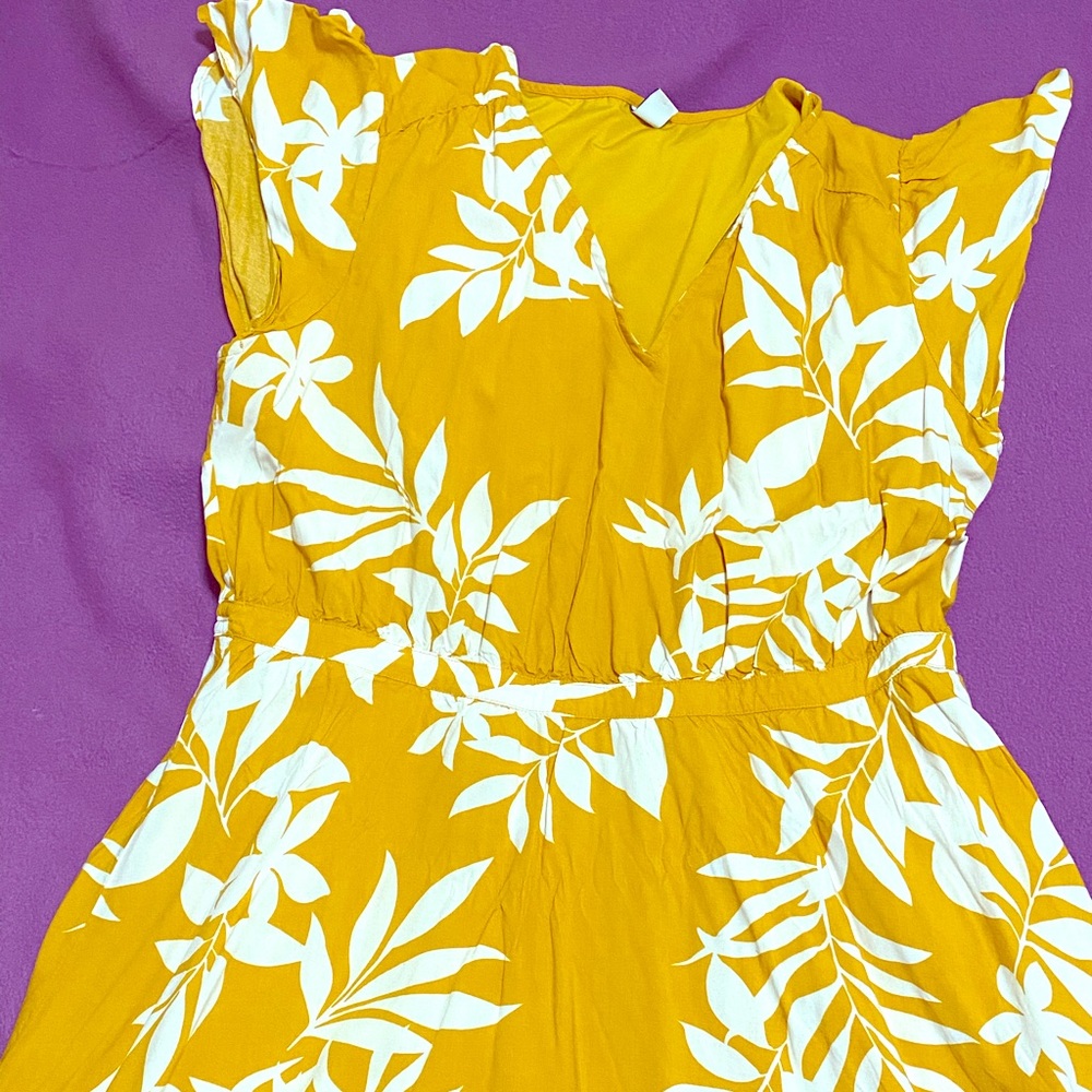 mustard dress